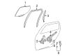 2003 Toyota Matrix Window Regulator Diagram - 69804-01040