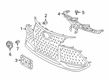 2022 Toyota Avalon License Plate Diagram - 75111-07140