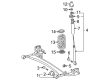 2008 Scion xD Crossmember Bushing Diagram - 48725-52060