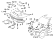 2009 Scion tC Hood Cable Diagram - 53601-02020-B1