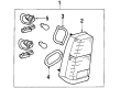 1988 Toyota Tercel Light Socket Diagram - 81555-16280