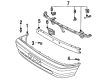 1993 Toyota Tercel Bumper Diagram - 52119-16916