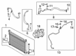 Toyota Prius AWD-e A/C Condenser Diagram - 884A0-0A080