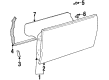 Toyota Paseo Door Seal Diagram - 67862-0W011