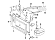 1994 Toyota Previa Thermostat Housing Diagram - 16331-76040