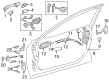 Toyota Grand Highlander Door Lock Actuator Diagram - 69030-AK010