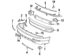 1996 Toyota Camry License Plate Diagram - 52121-33020