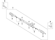 2007 Toyota Tacoma Rack and Pinion Boot Diagram - 45535-04030