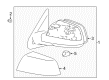 2022 Toyota Sequoia Car Mirror Diagram - 87903-0C130