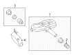 2017 Toyota Highlander TPMS Sensor Diagram - 42607-0R010