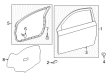 Scion iQ Door Seal Diagram - 67861-74010