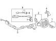 Toyota bZ4X Fuel Door Release Cable Diagram - 77035-42240