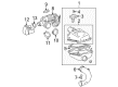 Scion Air Duct Diagram - 17881-28220