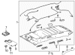 Toyota Sun Visor Diagram - 74320-0E074-A0