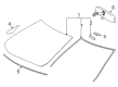 Toyota Corolla iM Windshield Diagram - 56101-12G70