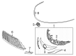 2021 Toyota Sienna Grille Diagram - 53102-08100