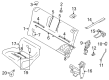 2023 Toyota GR86 Seat Cover Diagram - SU003-10398