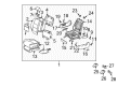 2007 Toyota Highlander Seat Cover Diagram - 71073-48490-A0