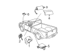 2004 Toyota Tacoma Air Bag Sensor Diagram - 89174-39145