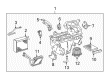 2007 Toyota Corolla Heater Core Diagram - 87107-02200