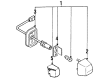 1989 Toyota Corolla Light Socket Diagram - 81275-12230