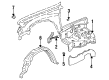 1997 Toyota T100 Wheelhouse Diagram - 53875-34010