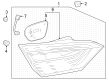 2022 Toyota Camry Tail Light Diagram - 81580-06870