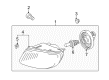 Toyota Camry Fog Light Diagram - 81210-06010