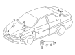 2004 Toyota Highlander Transmitter Diagram - 89742-42120