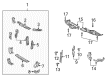 2003 Toyota Camry Radiator Support Diagram - 53216-06040