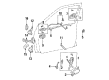 1997 Toyota T100 Door Lock Cylinder Diagram - 69051-34010