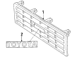 1988 Toyota 4Runner Emblem Diagram - 75312-89103