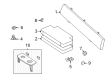 1997 Toyota Tacoma Seat Cover Diagram - 71075-04010-B0