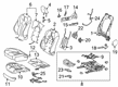 2021 Toyota Avalon Seat Cover Diagram - 71071-07181-C5