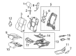 2022 Toyota Tundra Seat Cover Diagram - 71074-0CA10-C3