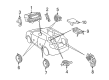 Toyota Matrix Car Speakers Diagram - 86160-02780