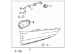 2022 Toyota Highlander Light Socket Diagram - 81585-0E120