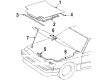 1989 Toyota Celica Hood Diagram - 53301-20230