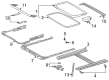 2008 Toyota Matrix Sunroof Cable Diagram - 63223-02021