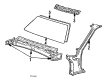 Toyota Corolla Windshield Diagram - 56111-12490