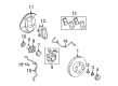 2021 Toyota Tacoma Backing Plate Diagram - 47781-04050