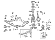 2014 Toyota Camry Coil Springs Diagram - 48131-06C80