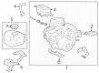 2024 Toyota Grand Highlander Brake Master Cylinder Diagram - 47050-48360