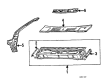 Toyota Tercel Sun Visor Diagram - 74310-16160