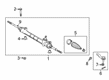 Toyota Corolla Rack And Pinion Diagram - 45510-02360