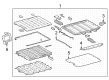 Toyota Battery Tray Diagram - 58219-42030