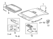 1999 Toyota Solara Dome Light Diagram - 81240-AA010-B2