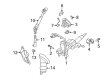 2011 Toyota Matrix Steering Column Cover Diagram - 45025-02110