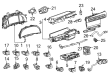 Toyota Mirai Hazard Warning Switch Diagram - 84332-62040