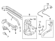 2023 Toyota bZ4X Windshield Washer Nozzle Diagram - 85380-42270